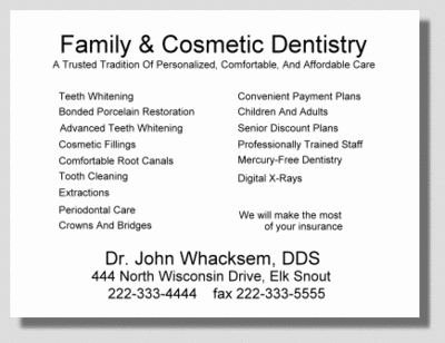 Dentistry2 Dentistry Ad